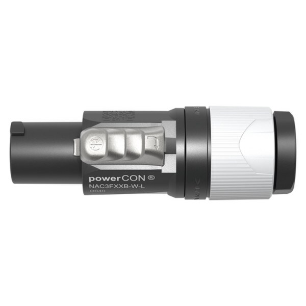Main product image for Neutrik NAC3FXXB-W-L powerCON XX Series Cable End Power Out Gray 10-16mm Large Chuck092-361